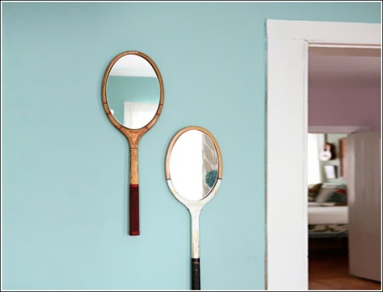raquetas de tenis espejo